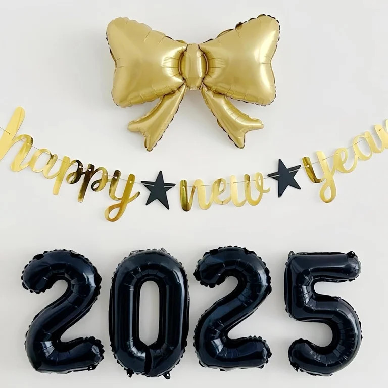 Gold Bow Balloons for Graduation Party, Birthday, Wedding, Engagement, Bachelorette, Anniversary ... | Walmart (US)