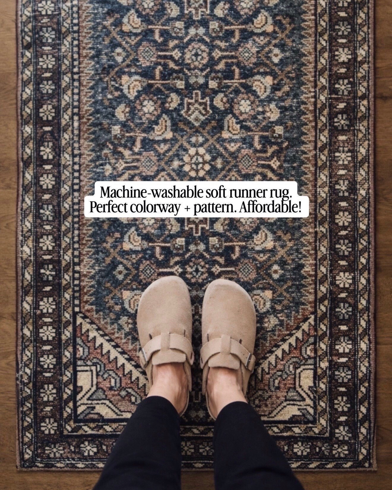 Machine-washable sort runner rug. Perfect colorway + pattern. Affordable!

#HomeDecor #InteriorStyling #NeutralInteriors
#ModernTraditional #TimelessDesign
#HomeInspo #LayeredHome #LivingRoomInspo #InteriorDesignIdeas #DesignInspiration #CozySpaces #InteriorDetails #homestylinginspo #homerefresh

#LTKHome #LTKSeasonal #LTKdayinmylife