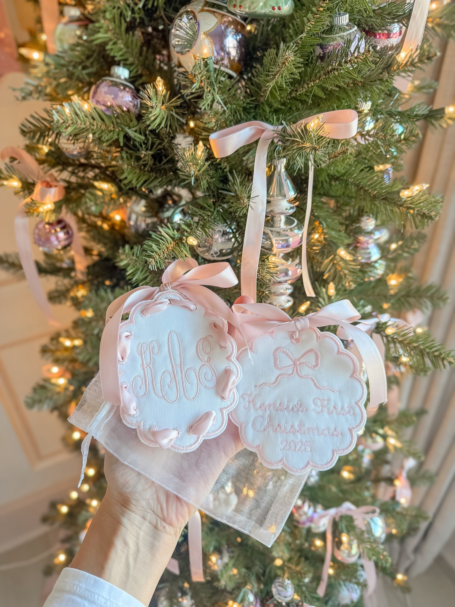 Embroidered christmas ornaments
Baby’s first christmas
Christmas decor
Christmas tree nursery


#LTKBaby #LTKFindsUnder50 #LTKHome