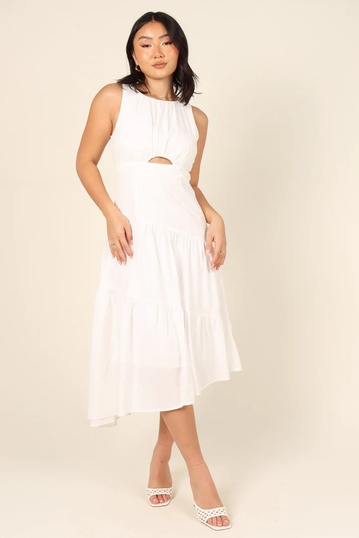 Briana Dress - White | Petal & Pup (US)