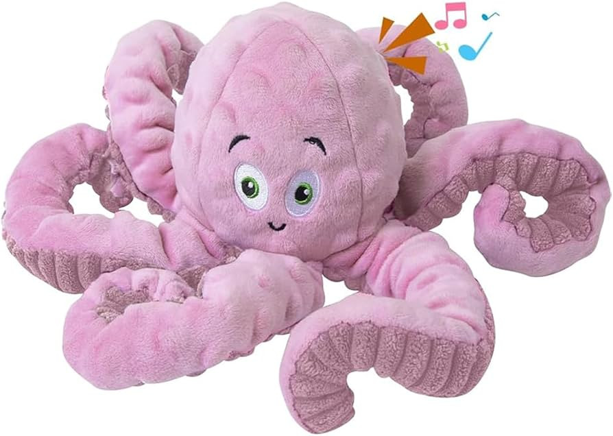 Dog Squeaky Toys Octopus - Tough Plush Large Medium & Small Dog Toys - Stuffed Animals Puppy Toys... | Amazon (US)