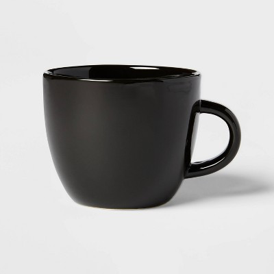 16oz Stoneware Avesta Mug Black - Threshold™: Modern Coffee & Tea Cup, Dishwasher & Microwave Safe, Cadmium-Free | Target