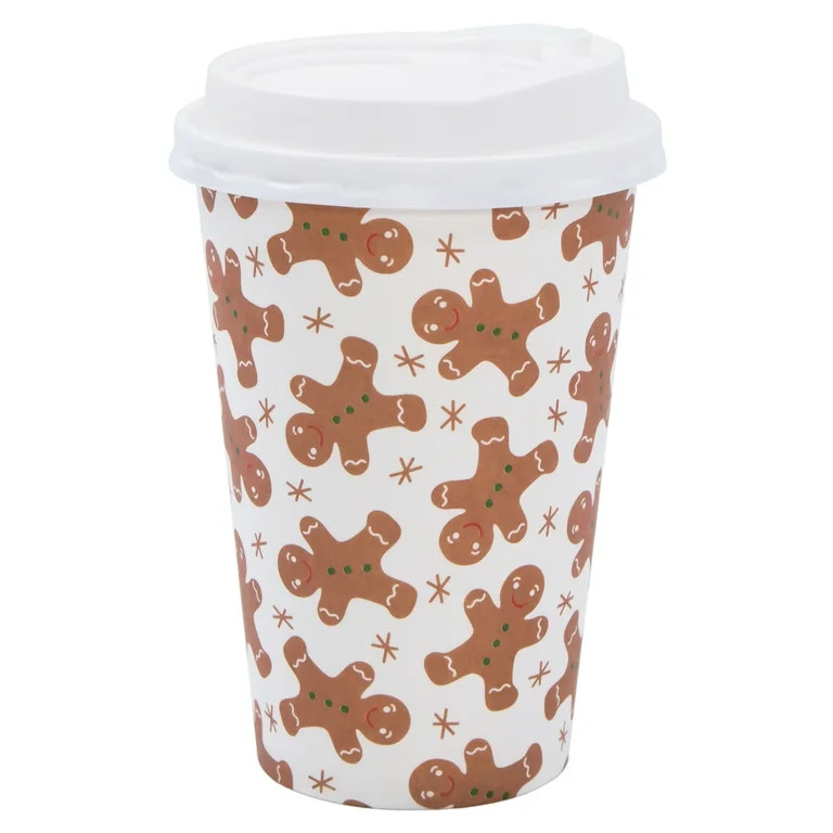 Disposable Coffee Cup Gingerbread Coffee by Brightstar Products - Walmart.com | Walmart (US)
