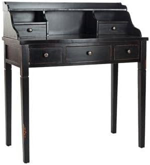Safavieh American Homes Collection Landon Distressed Black Writing Desk | Amazon (US)