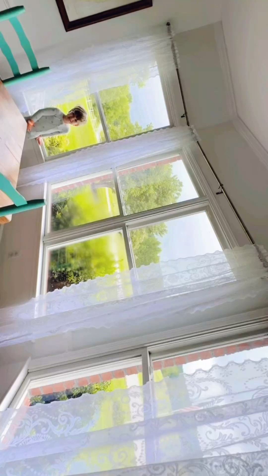 And my little firstborn sidekick 👶🏼 Judson woke up and approved 🤭- he said, “Mama, I loveeeeee the new curtains!!” 🥰😍