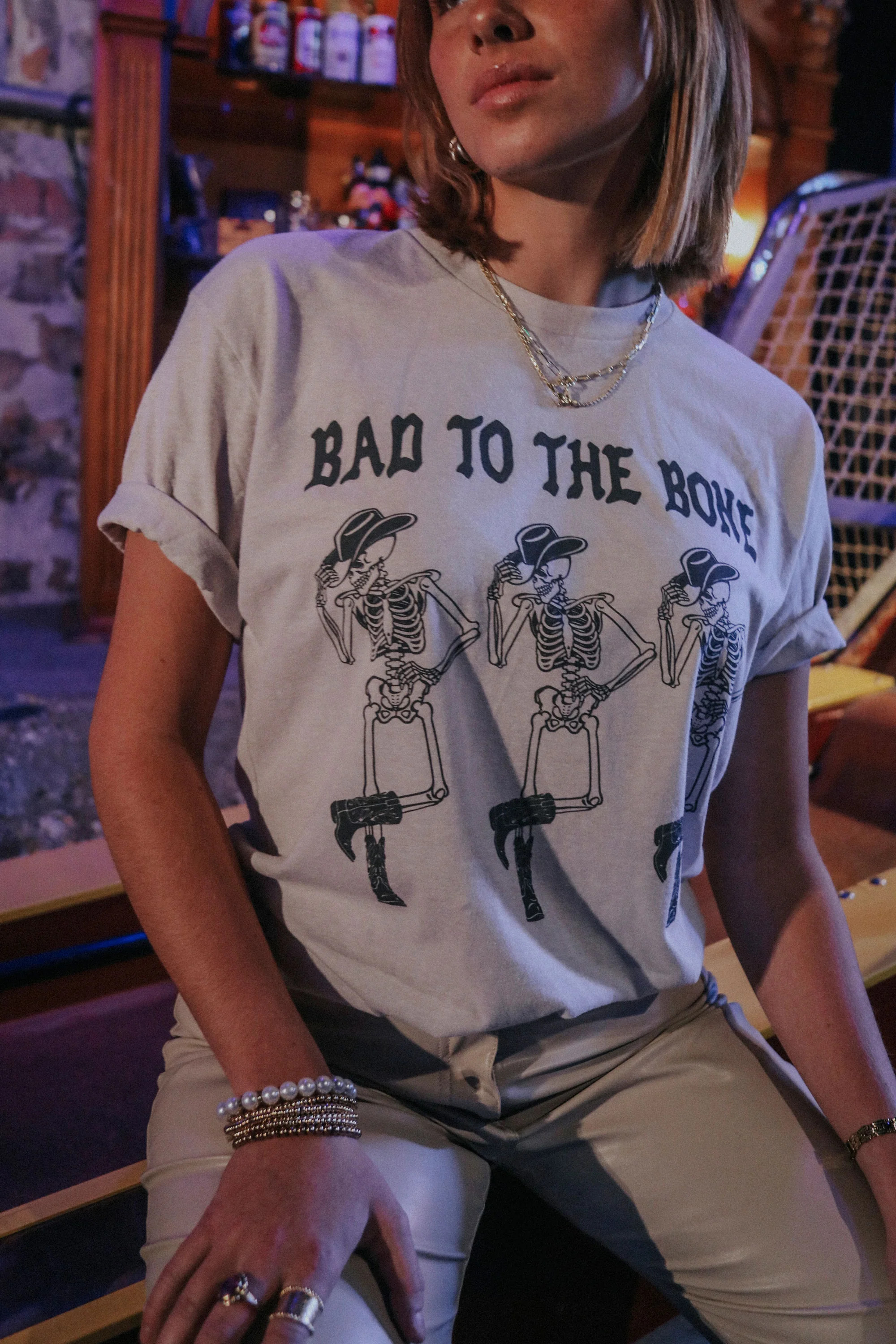 charlie southern: bad to the bone t shirt | RIFFRAFF
