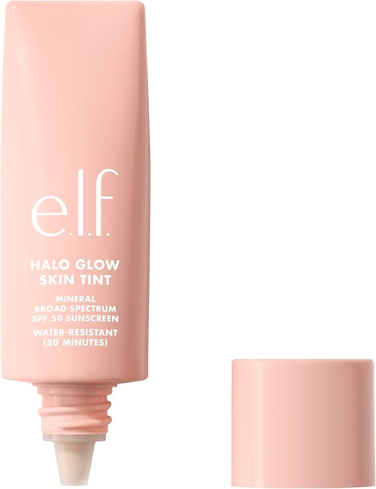 e.l.f. Halo Glow Skin Tint SPF 50, Tinted Moisturizer For Light, Buildable Coverage, Creates A Na... | Amazon (US)