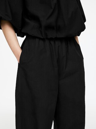 Barrel-Leg Trousers – Black – Women – ARKET GB | Arket UK