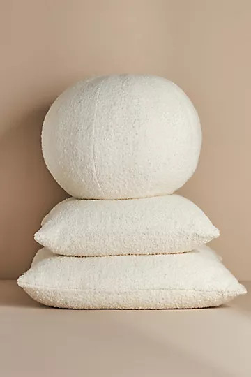Cozy Bouclé Pillow | Anthropologie (US)