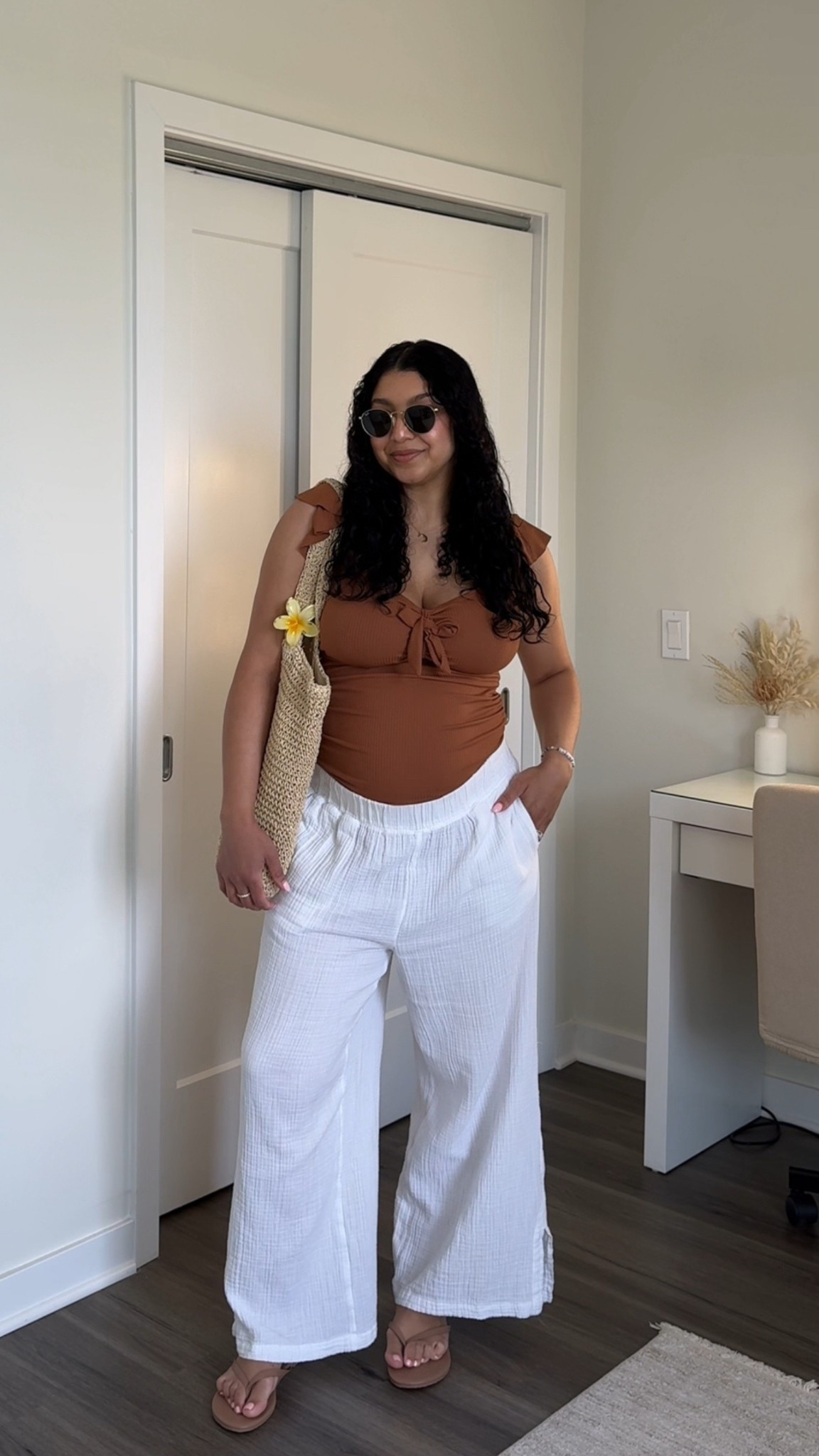 Beach Bump Friendly Outfit 🤰🤍🐚 

#LTKSummerEdit #LTKBump #LTKFindsUnder50