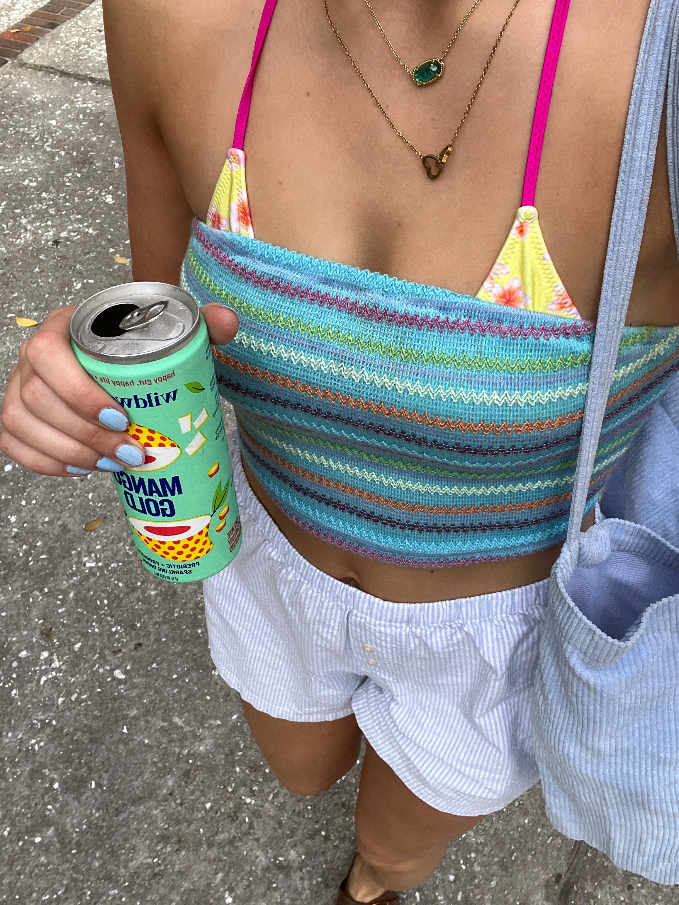 colorful beach fit!

tube top does not have a link, but I linked a similar one! the one I'm wearing is the Breezaya Striped Crop Tube Top from Shein

swimsuit is from Bright Swimwear 

 