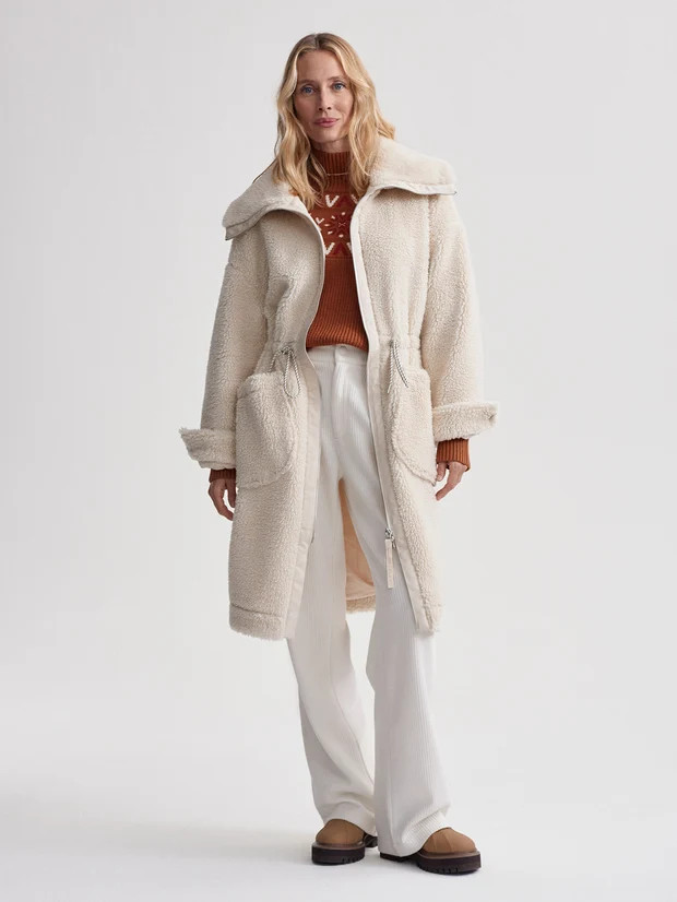 Logan Sherpa Coat | Varley US | Varley USA