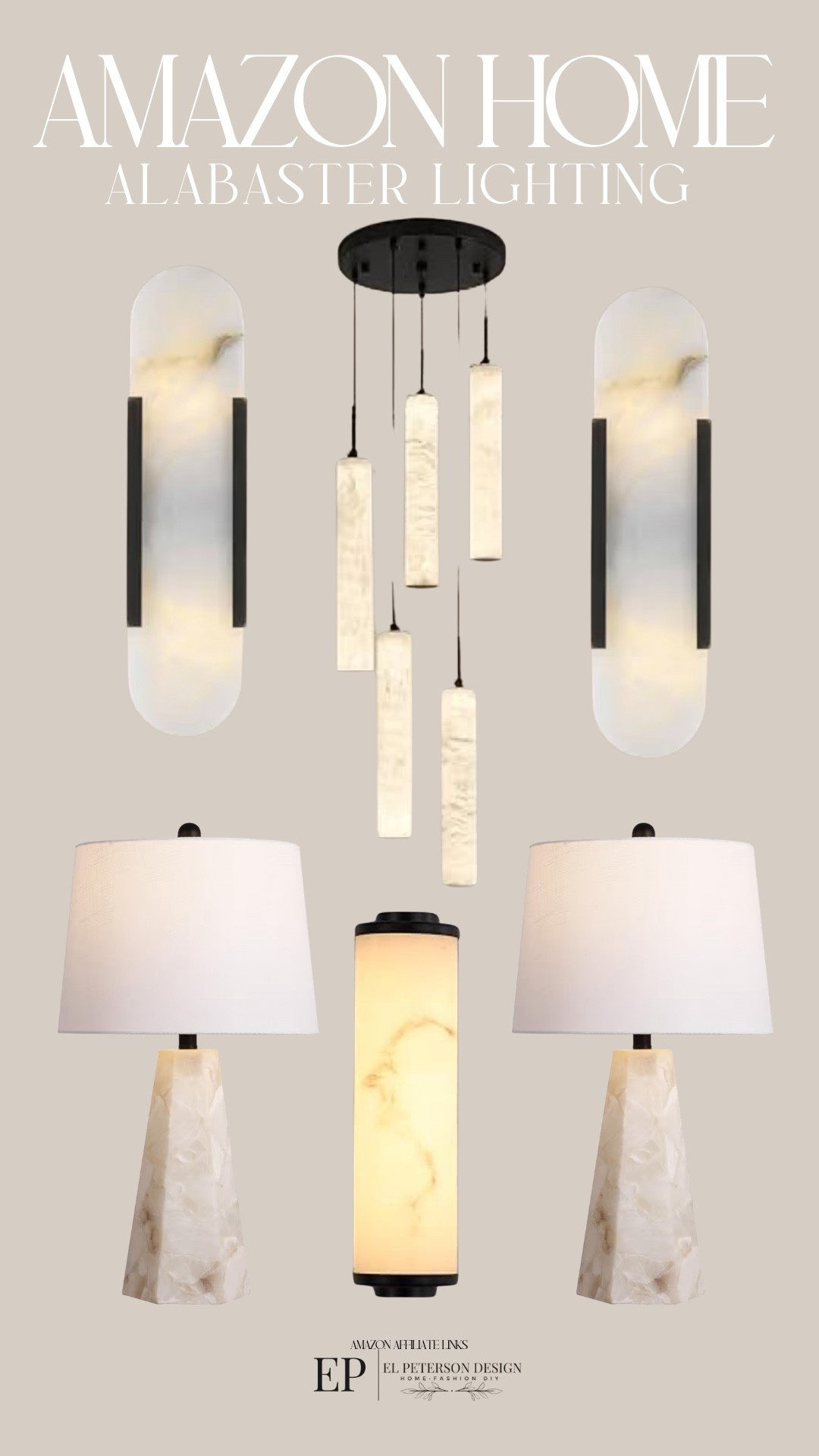Amazon
Alabaster lighting
Wall sconce
Table lamp
Chandelier 

#LTKHome