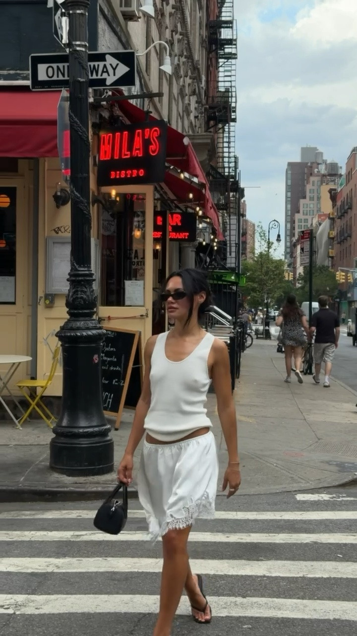 NYC summer ootd | H&M tee, lace trim skirt & Marc fisher heels #ootd

#LTKSaleAlert #LTKootd #LTKdayinmylife