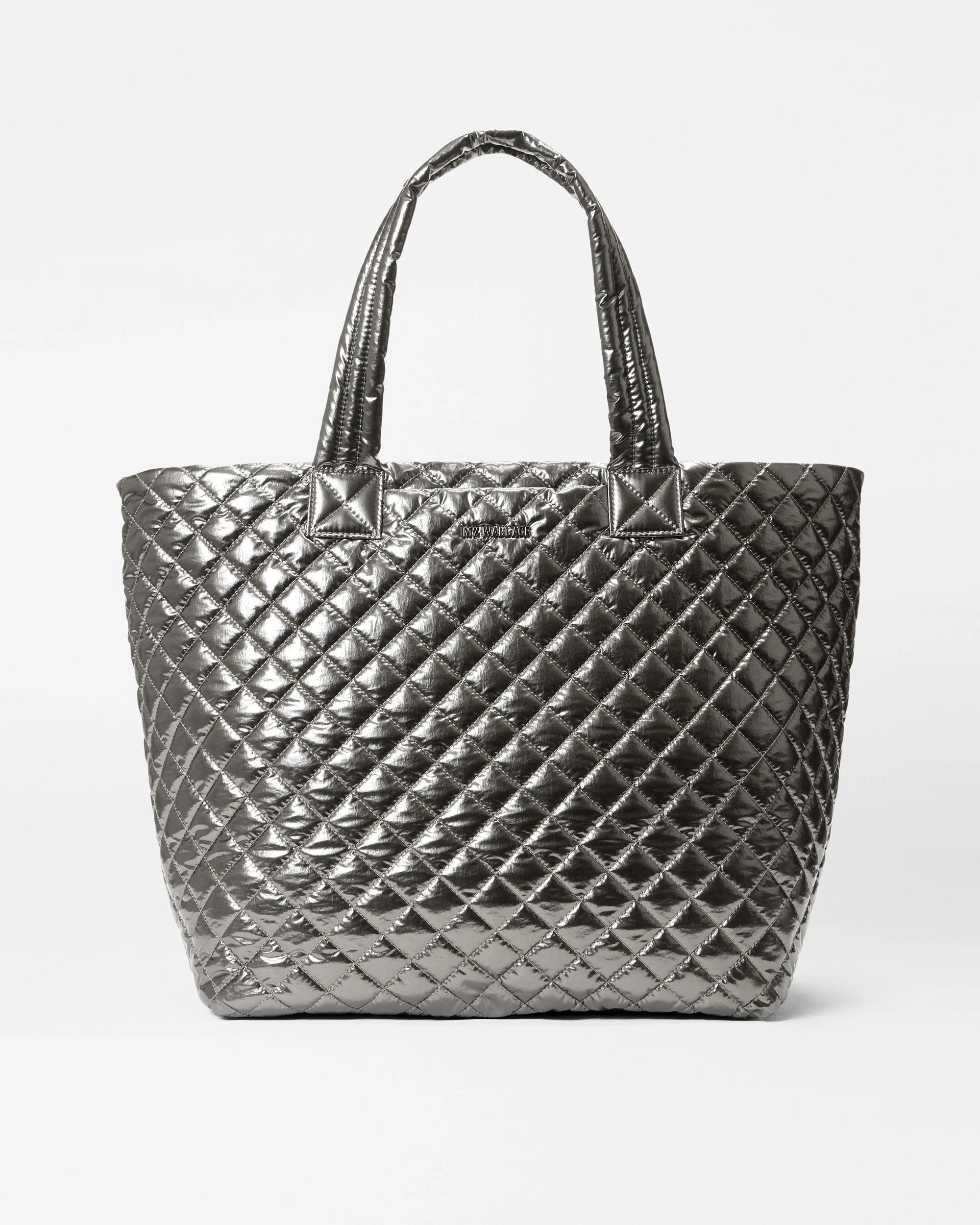 Pewter Metallic Large Metro Tote Deluxe | MZ Wallace