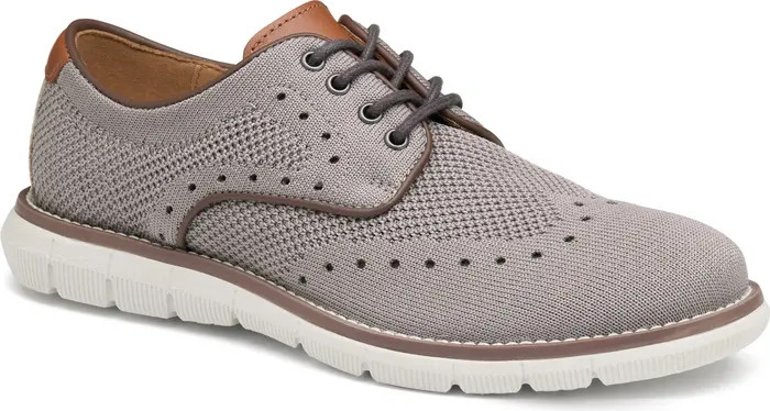 Johnston & Murphy Kids' Holden Knit Wingtip Derby | Nordstrom | Nordstrom