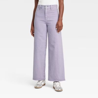 Women's High-Rise Sailor Wide Leg Ankle Jeans - Universal Thread™ | Target