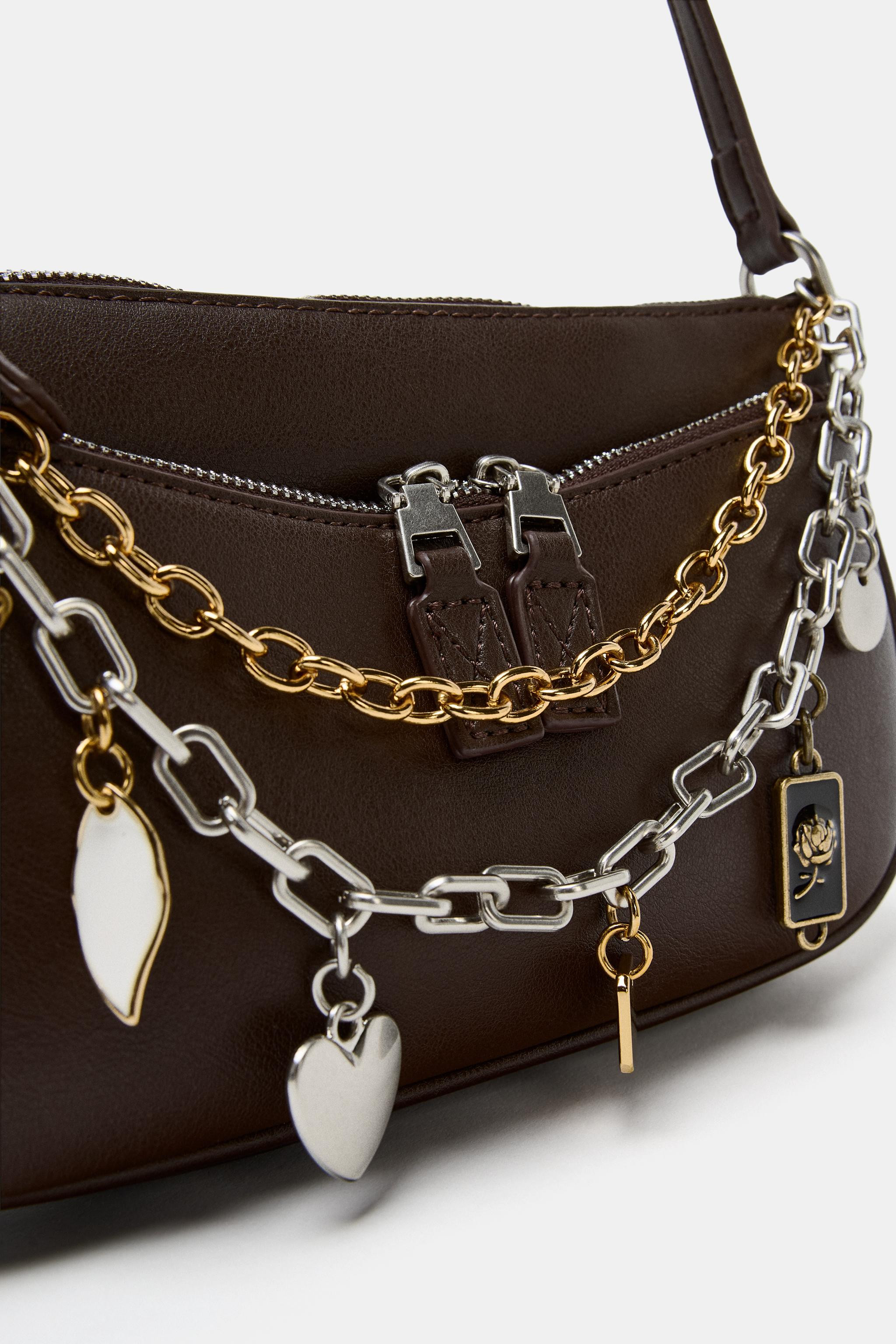 MINI CROSSBODY BAG WITH CHARM DETAIL | Zara US
