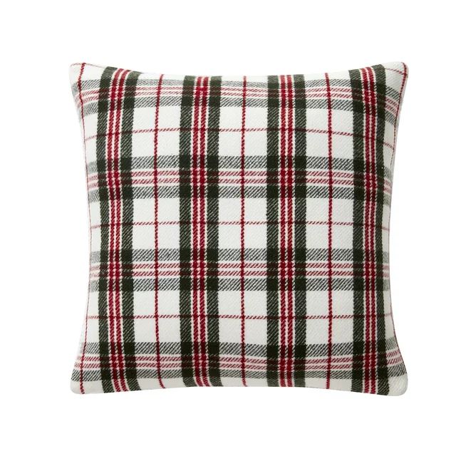 My Texas House Presley Cable Knit Decorative Pillow Cover, 20" x 20", Bright White - Walmart.com | Walmart (US)