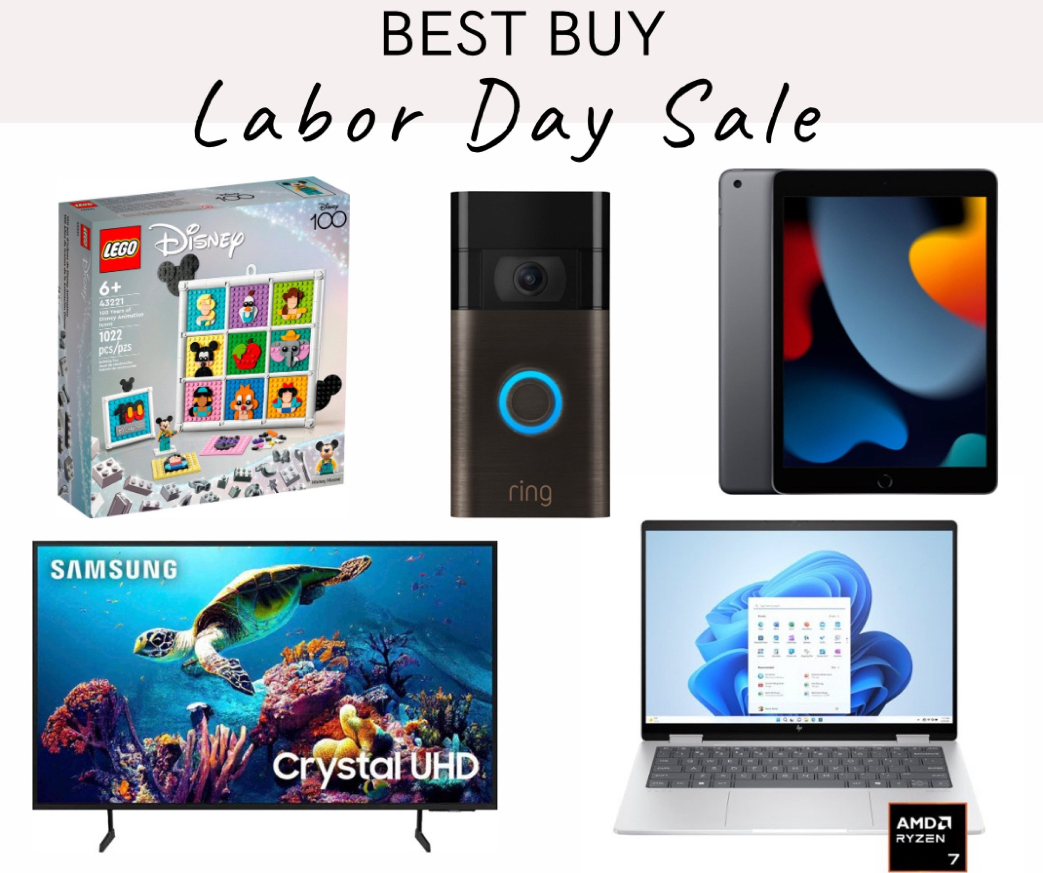 #ad Okay Best Buy…we see you with all these CRAZY Labor Day Deals!!!  There are some insane drops and it really is a great time to grab those electronics and get ahead on your Christmas shopping! Ring, Apple, laptops, Smart TV’s, LEGO, and an absolutely insane drop on the 9th Generation iPad…. and that isn’t even scratching the surface!!! Don’t miss out on these savings and check out the Labor Day Deals at Best Buy! 
@BestBuy #BestBuyPaidPartner