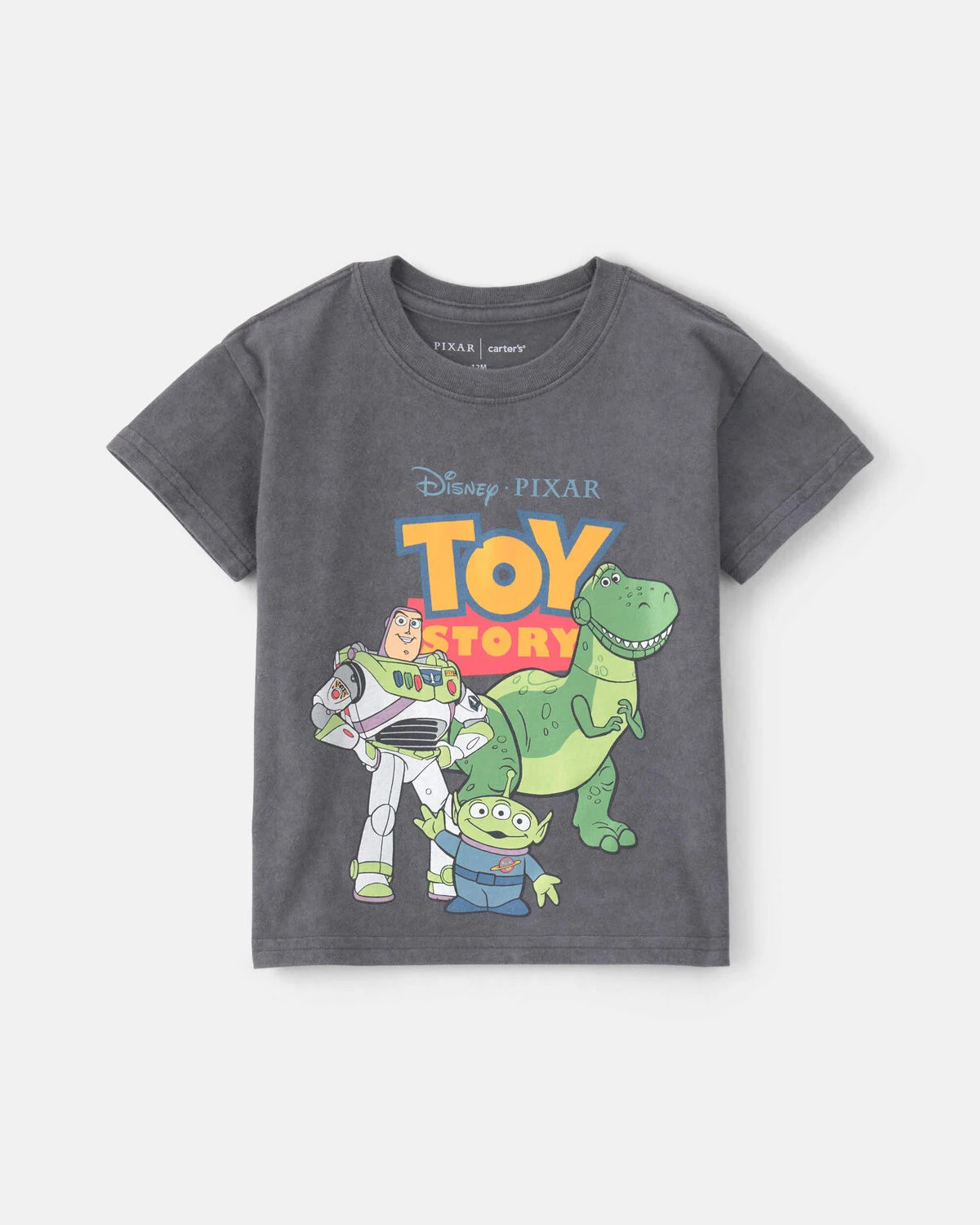 Baby Boy Pixar© Toy Story Graphic Tee - Grey | Carter's | Carter's Inc