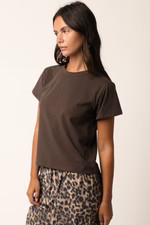 Maia Vintage Tee in Brown | lauren nicole