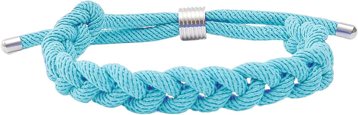 Braided Milano Rope Bracelet with Stainless Steel Charm, Handmade, Adjustable Length for Men and ... | Amazon (US)
