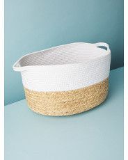 12x21 Cotton Rope Woven Storage Basket | Baskets & Bins | HomeGoods | HomeGoods