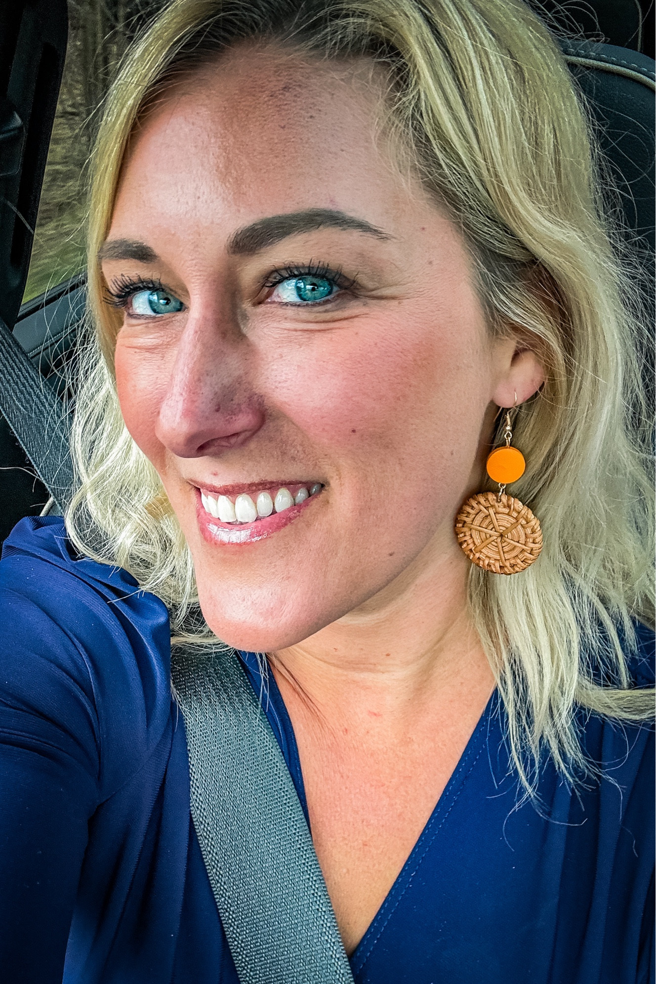 Fun rattan earrings for spring and perfect for vacay! 

#LTKtravel #LTKover40 #LTKstyletip