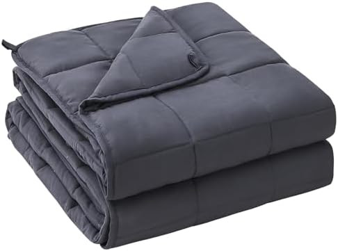yescool Weighted Blanket for Adults (20 lbs, 60” x 80”, Grey) Cooling Heavy Blanket for Sleep... | Amazon (US)
