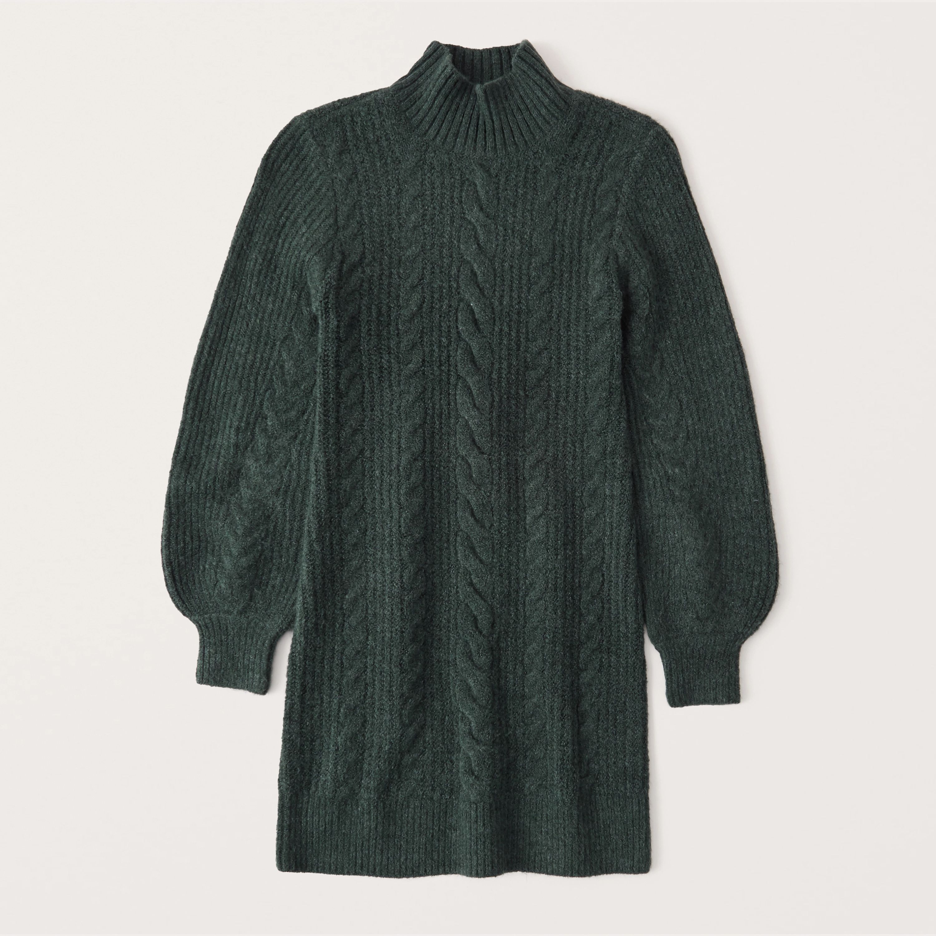 Women's Long-Sleeve Mockneck Sweater Dress | Women's Dresses & Jumpsuits | Abercrombie.com | Abercrombie & Fitch (US)