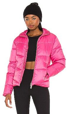 Lovers + Friends Maggie Puffer Jacket in Pink from Revolve.com | Revolve Clothing (Global)