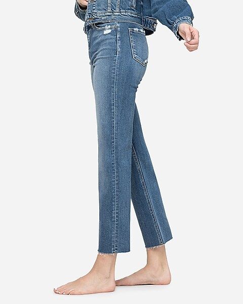 Flying Monkey Super High Waisted Straight Jeans | Express