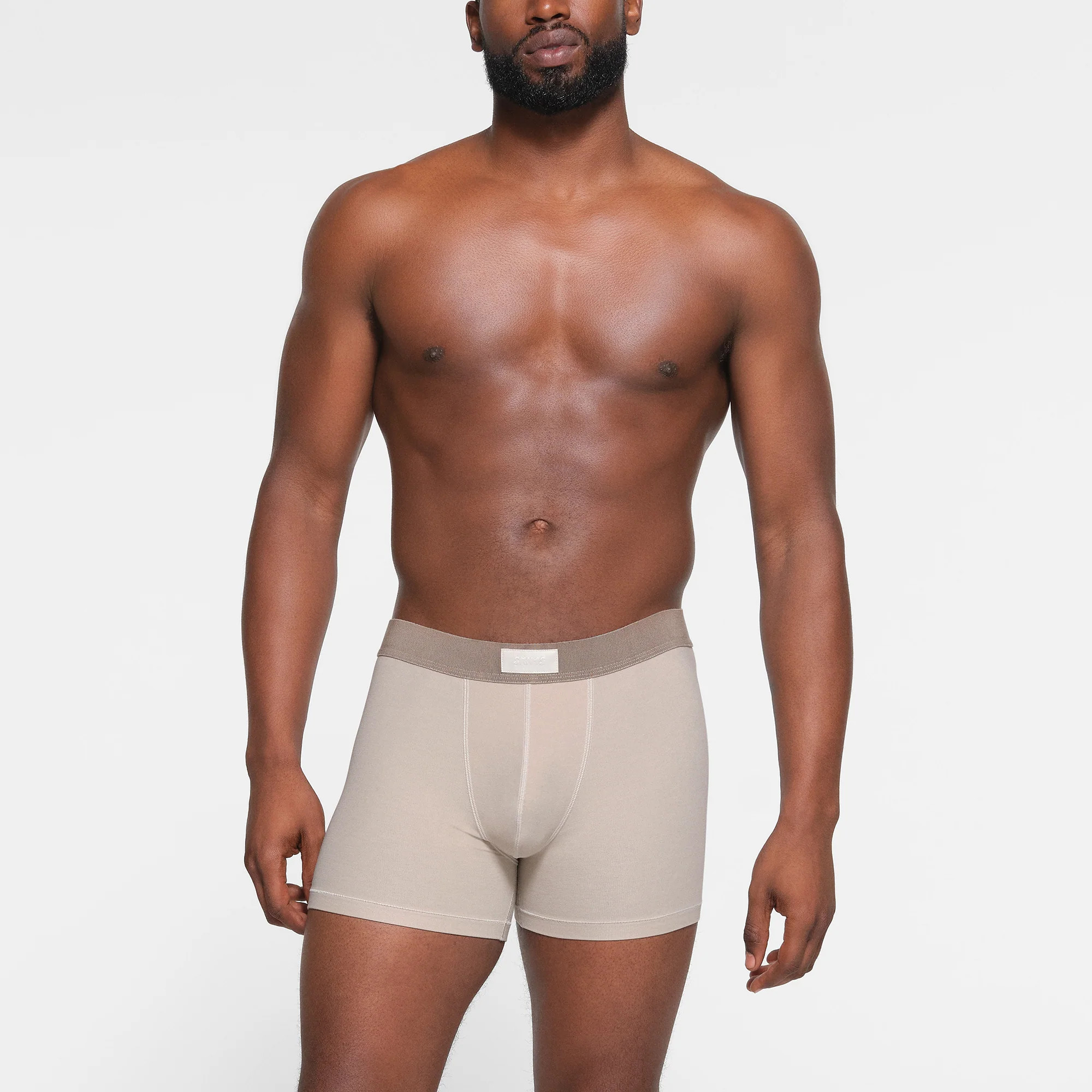 SKIMS COTTON MENS 3" BOXER BRIEF 3-PACK | STONE MULTI | SKIMS (US)