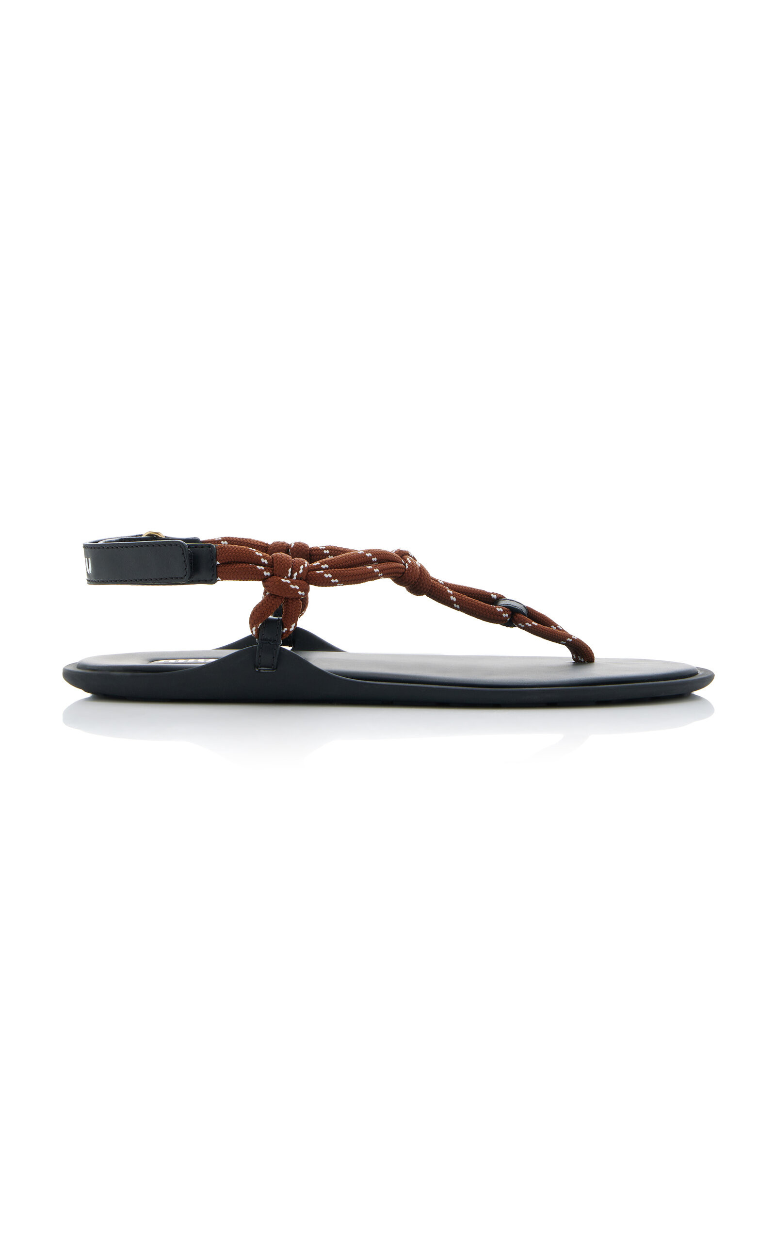 Miu Miu - Rope Sandals - Brown - IT 36 - Moda Operandi | Moda Operandi (Global)