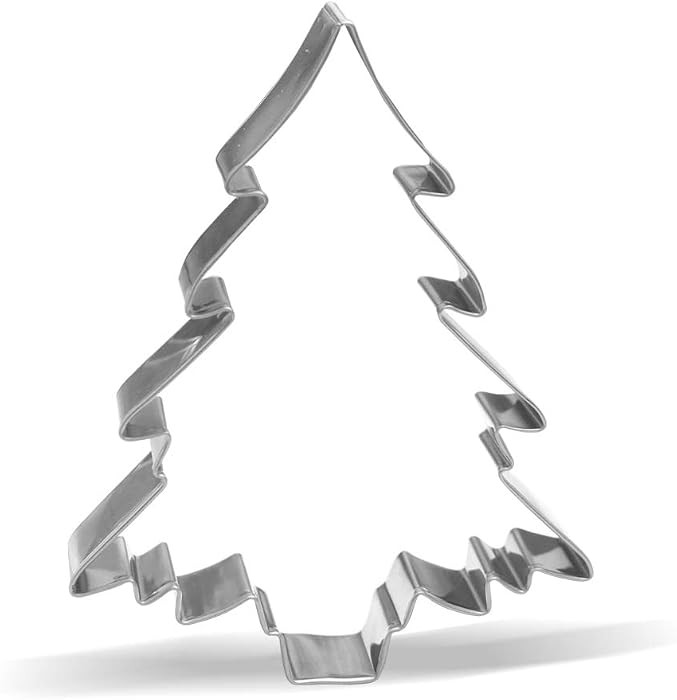 4.7 inch Christmas tree Cookie Cutter \u2013 Stainless Steel | Amazon (US)