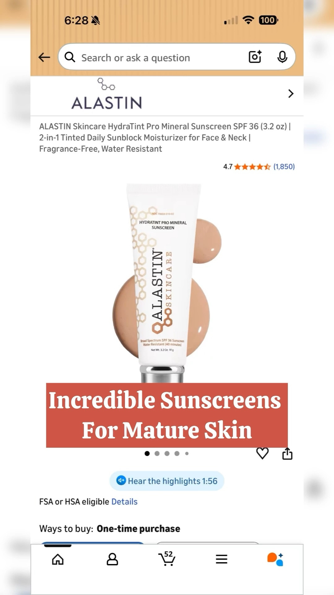 My absolute favorite sheer tinted sunscreen for mature skin! These sunscreens are thin, blend in easily, contain beautiful ingredients for mature skin, and provide gorgeous hydration to the skin. Non of these are heavy! They are all beautiful and feel fantastic on mature skin. Some of these may be a bit too hydrating for oily skin. #sunscreen #skincare #skincareroutine #antiagingskincare #spf 