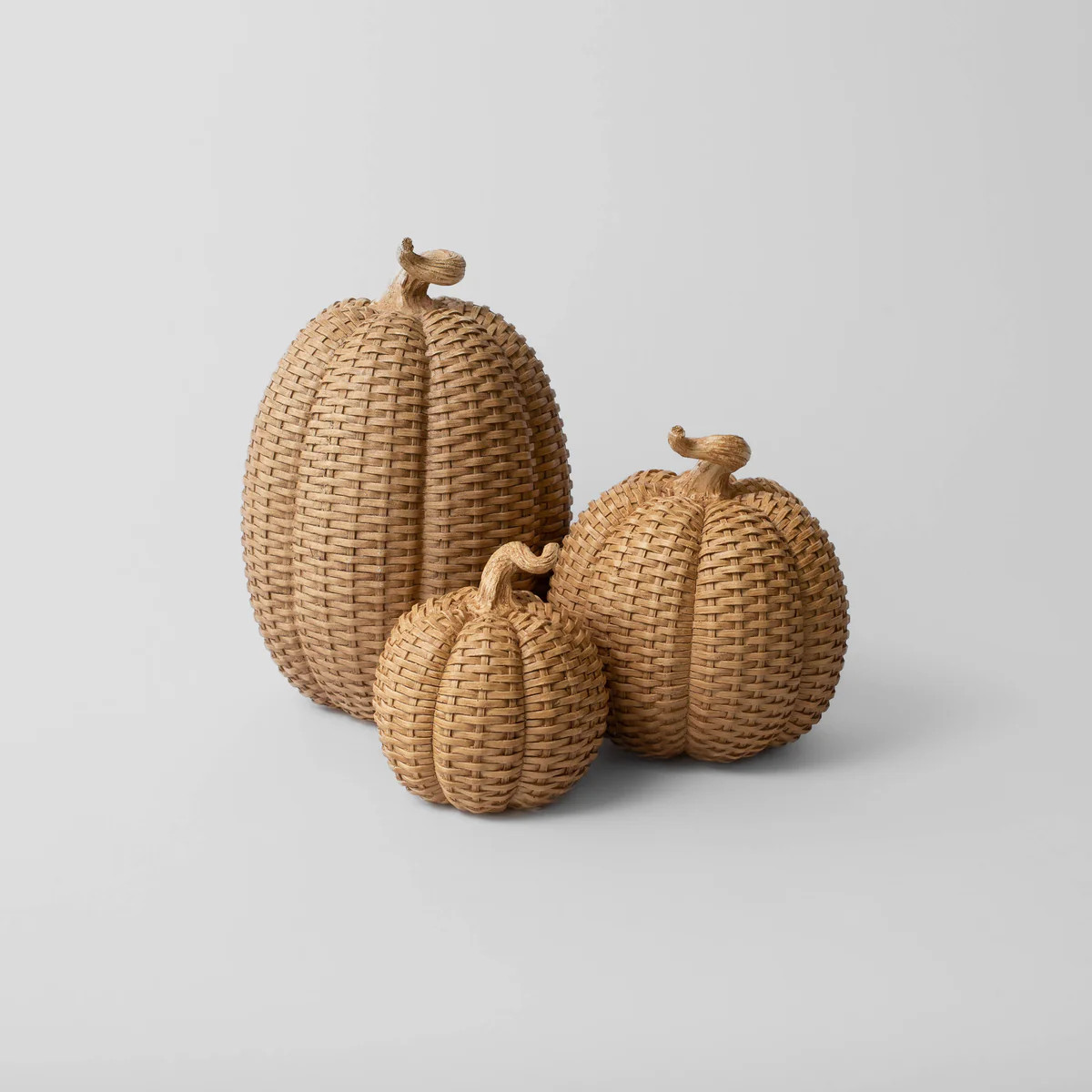 Basketweave Pumpkins | Stoffer Home