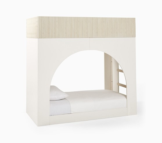 west elm kids x pbk x Sarah Sherman Samuel Arches Twin Over Twin Bunk Bed | Pottery Barn Kids