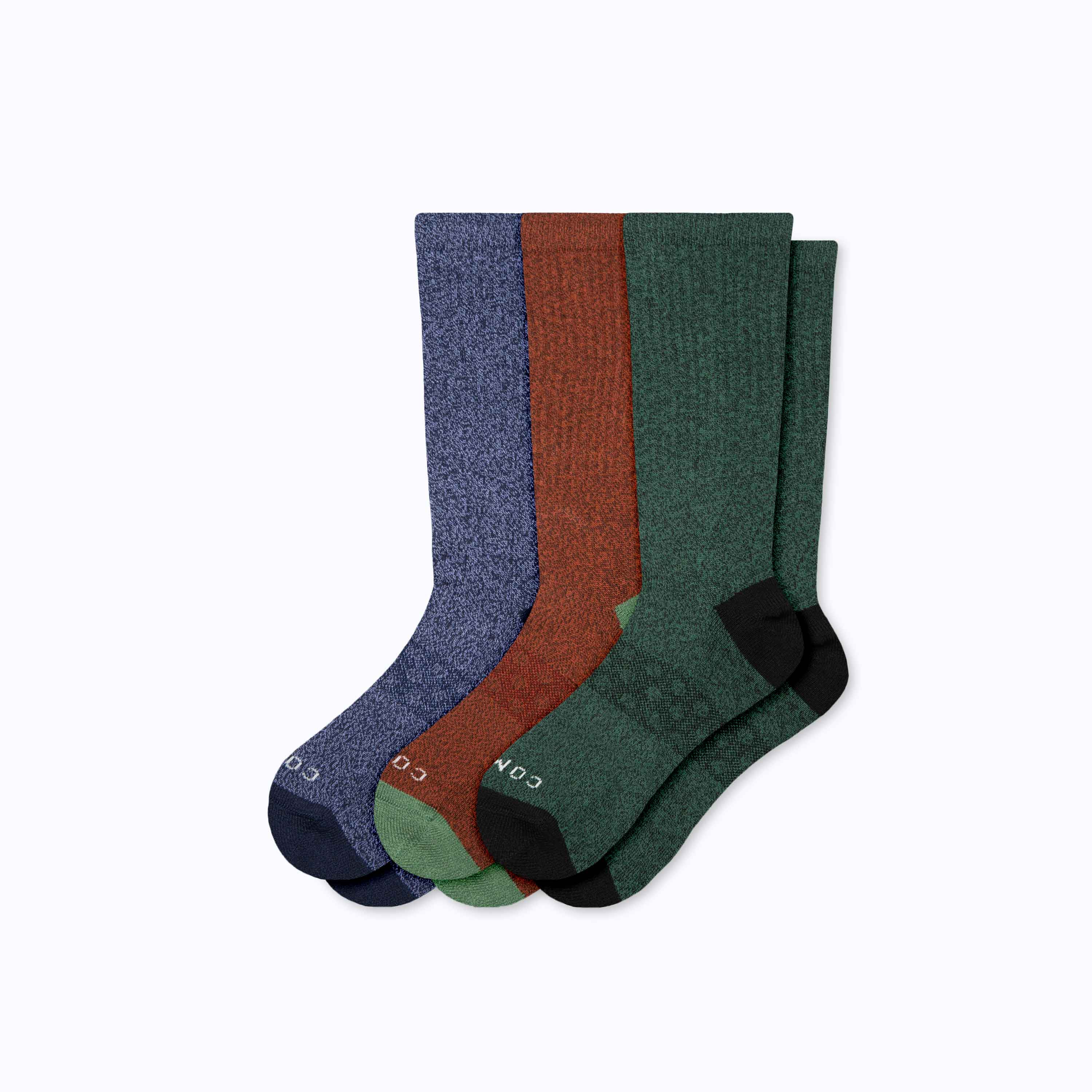 Combed Cotton Crew Socks – 3 Pack | Comrad