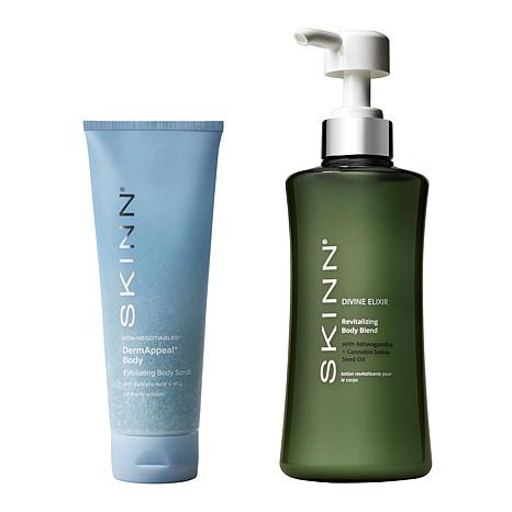 SKINN Dermappeal Body Scrub and Divine Elixir Body Blend | HSN