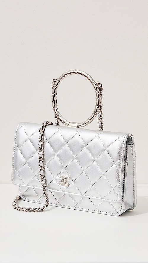 Chanel Circular Handle Wallet on Chain, Lamb Quilted | Shopbop