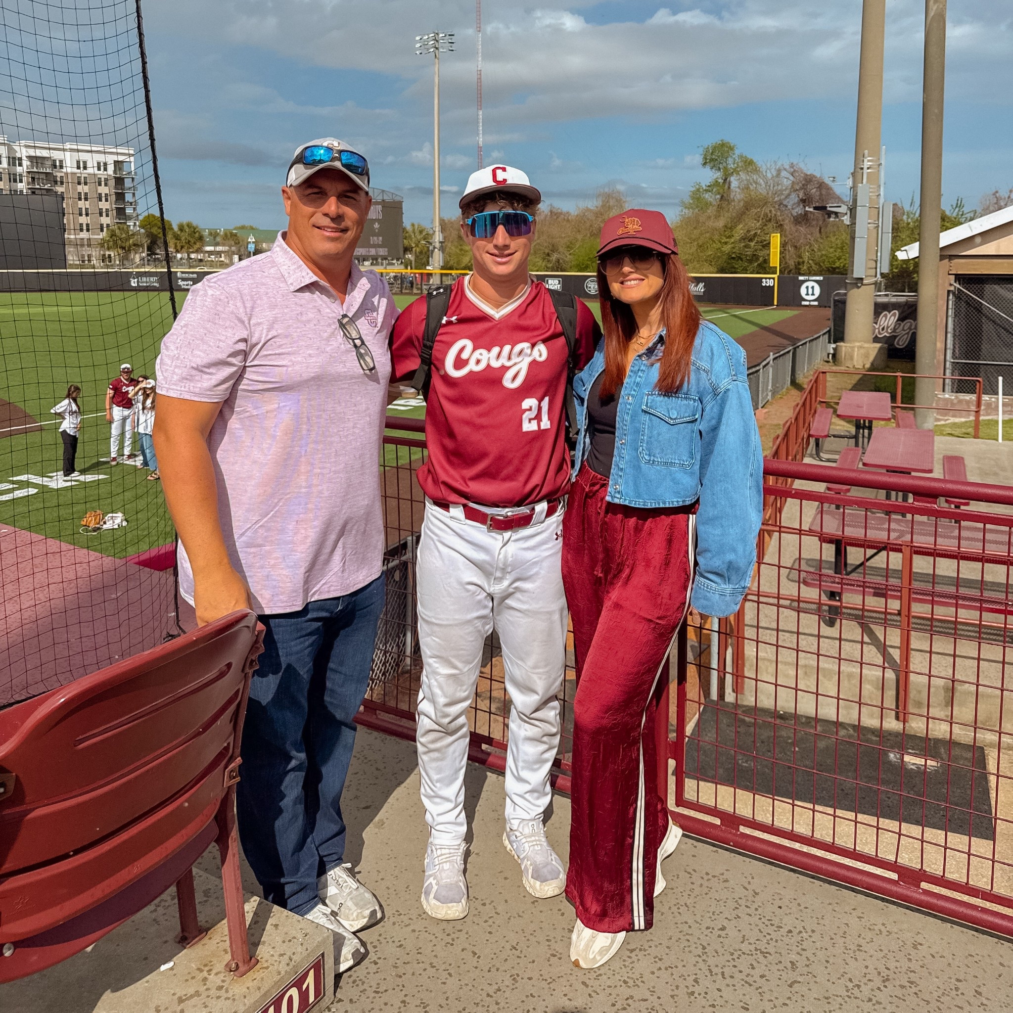 What a fun series! Cougs win! We were so happy to see our son get in and he was the “winning pitcher” for the game yesterday. 🙌❤️

My game day fit below 😘

#LTKTravel #LTKOver40