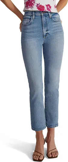 The Valentina High Waist Crop Cigarette Jeans | Nordstrom