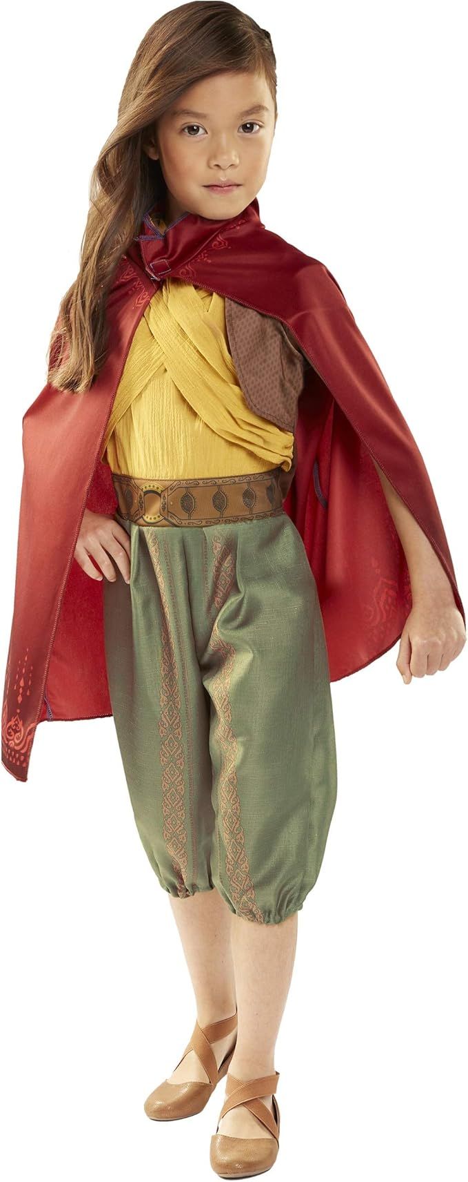 Disney Raya and The Last Dragon Warrior Outfit Costume with Cape for Girls Size 4-6X [Amazon Excl... | Amazon (US)