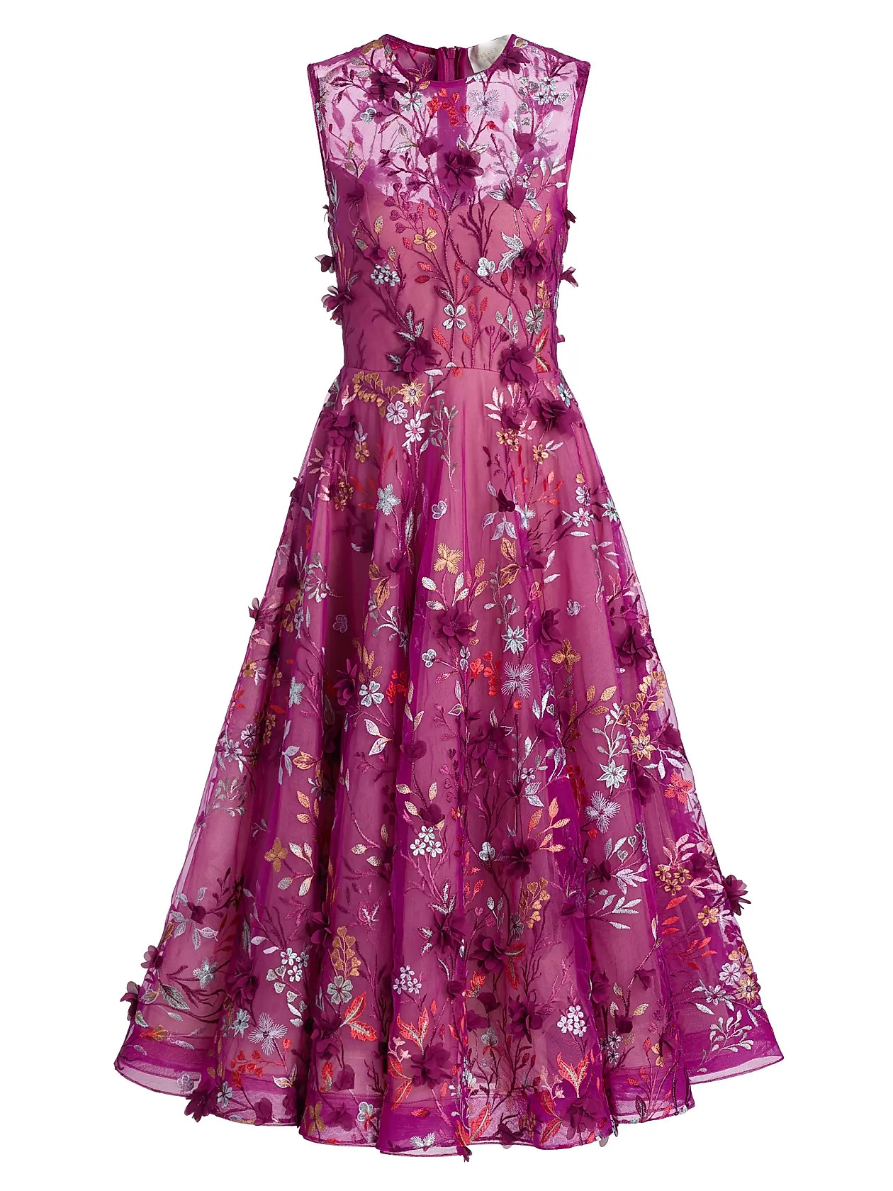 Bronx and Banco Saba Floral-Embroidered Maxi Dress | Saks Fifth Avenue | Saks Fifth Avenue