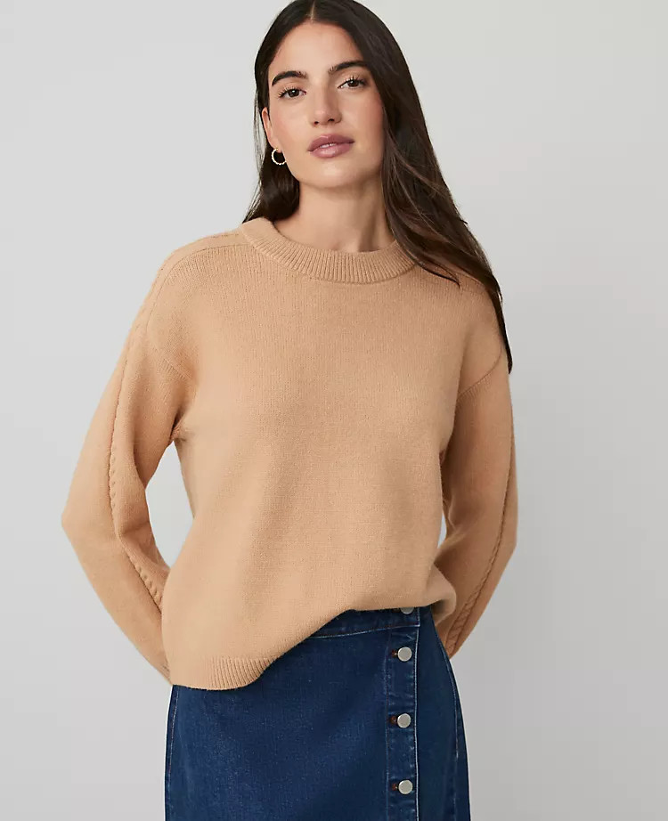 Cable Sweater | Ann Taylor (US)