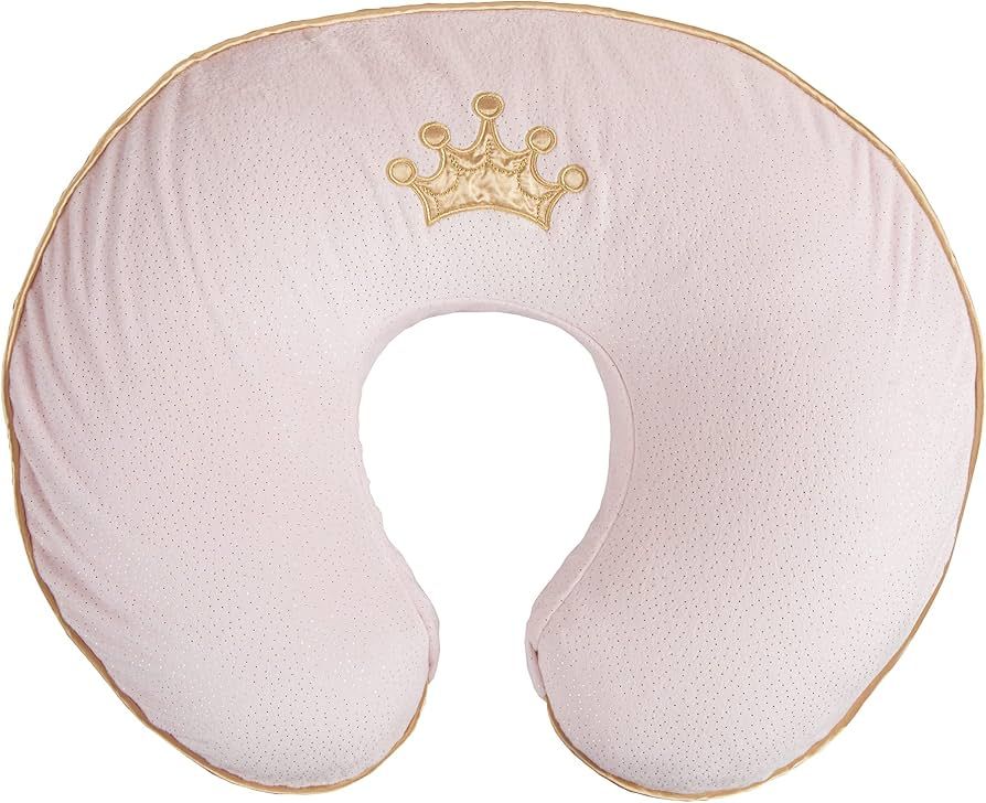 Boppy Nursing Pillow and Positioner—Luxe | Pink Princess with Gold Crown Embroidery | Breastfee... | Amazon (US)