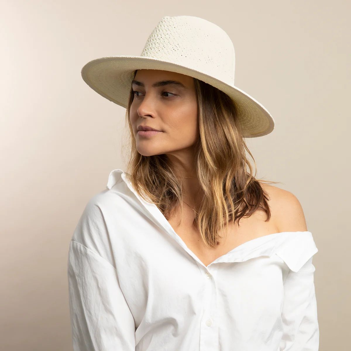 Vented Luxe Packable- Bleach | Hat Attack