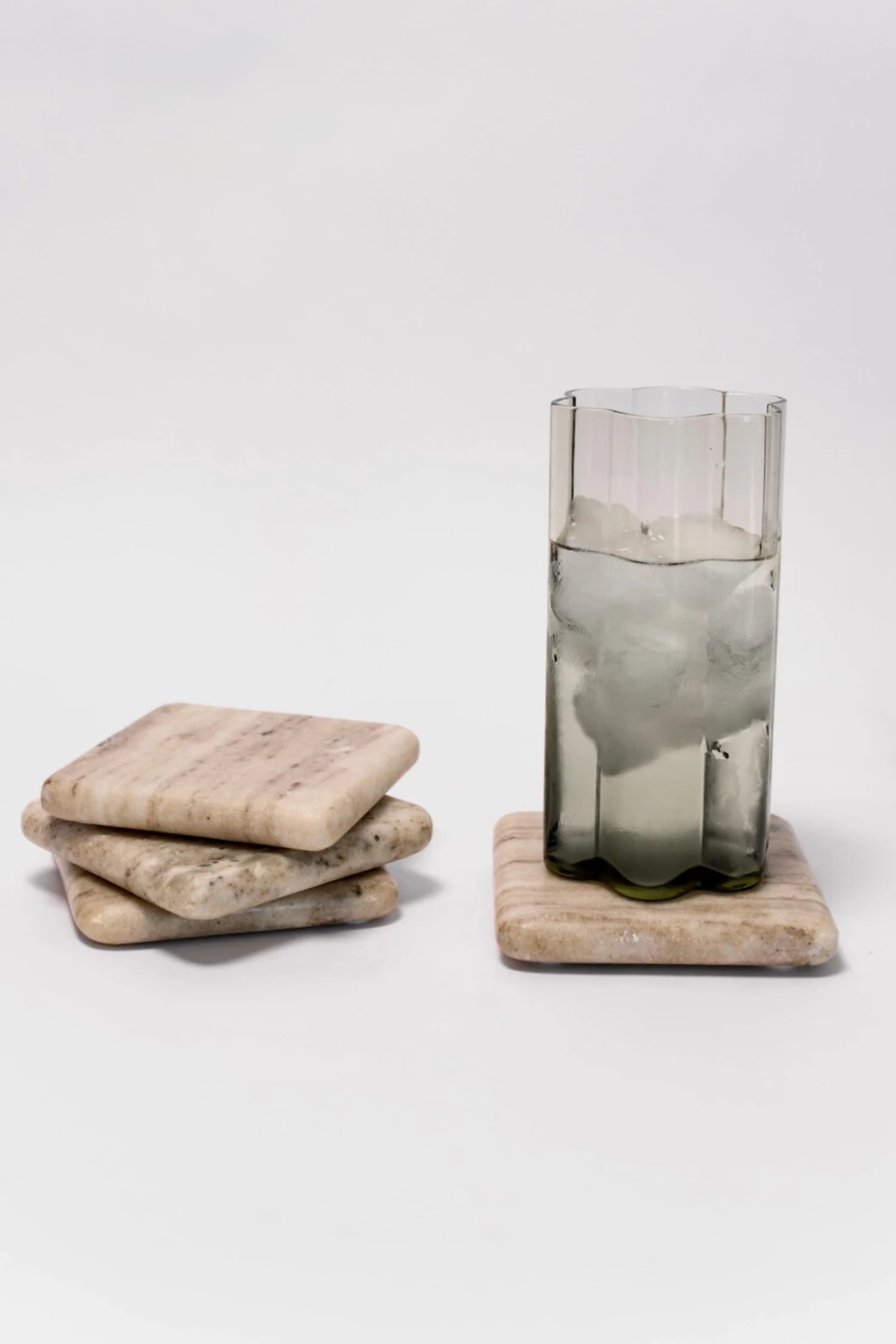 Marble Coasters - Set of 4 | THELIFESTYLEDCO